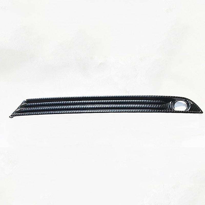 ABS Carbon Fiber Front Fog Lamp Foglight Grill Cover Trim Frame for -5 KF 2017-2020 Car Accessories