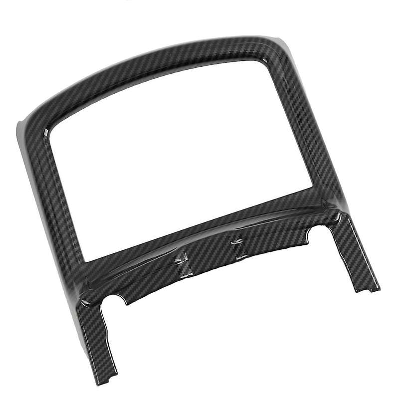 ABS Carbon Fiber Interior Front Water Cup Frame Cover Trim for Charger 2015-2020