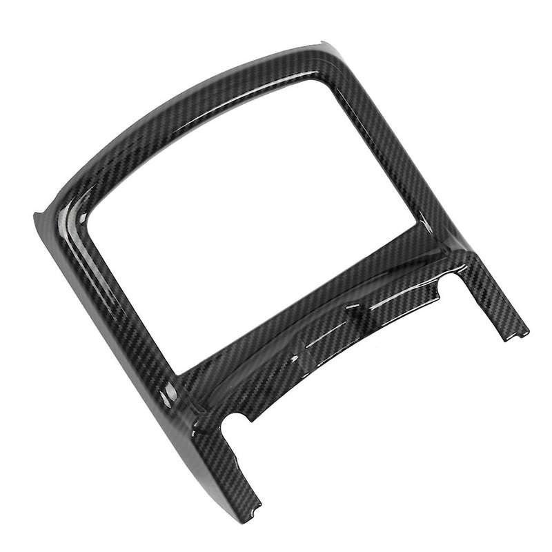 ABS Carbon Fiber Interior Front Water Cup Frame Cover Trim for Charger 2015-2020