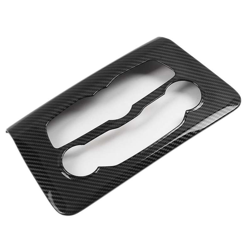 ABS Carbon Fiber Interior Console Air Condition Adjust Panel Cover Trim for Charger 2015-2020