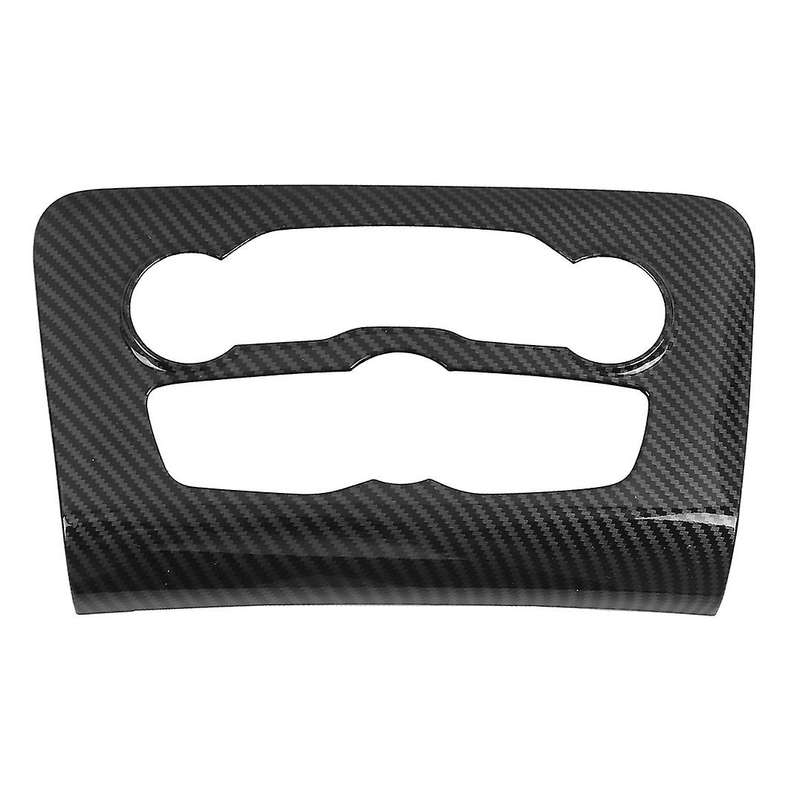 ABS Carbon Fiber Interior Console Air Condition Adjust Panel Cover Trim for Charger 2015-2020