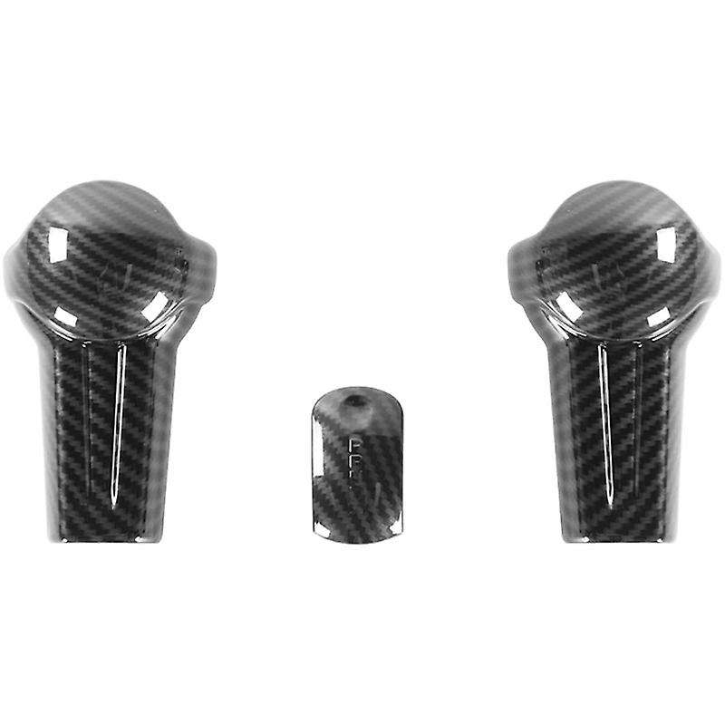 ABS Carbon Fiber Look Gear Shift Knob Decals Trim for 2015 2016 2017 2018 2019