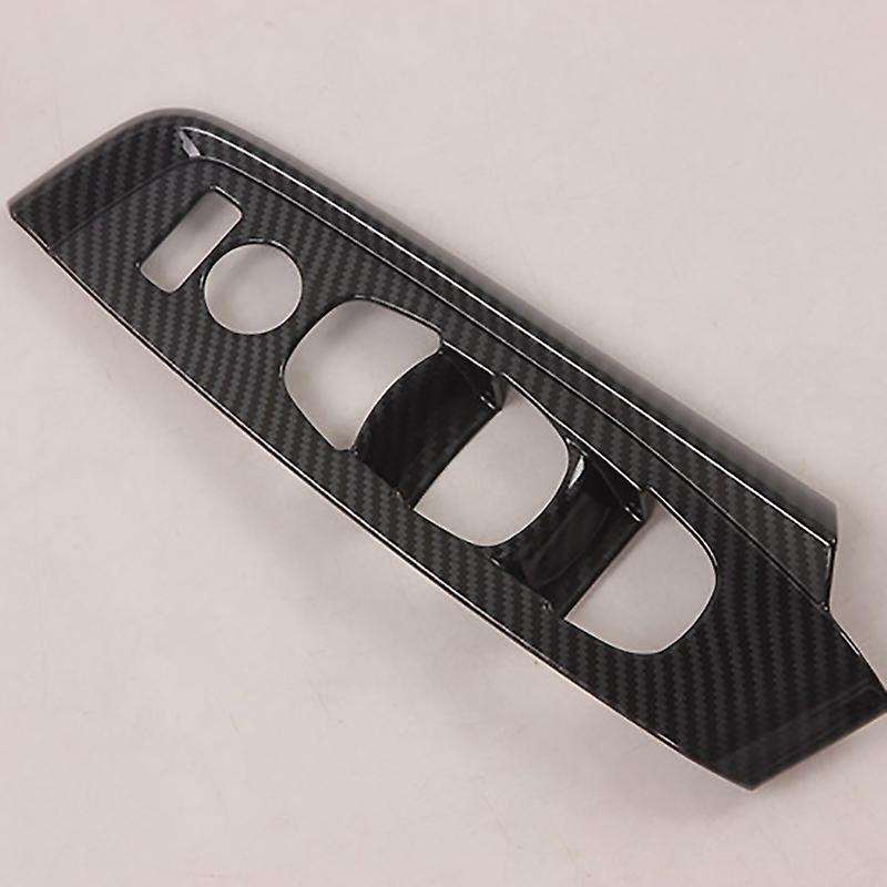 ABS Carbon Fiber Interior Gear Shift Knob Window Lift Panel Switch Cover Trim for Sylphy Sentra 2020