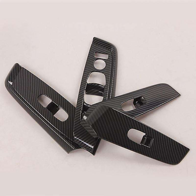 ABS Carbon Fiber Interior Gear Shift Knob Window Lift Panel Switch Cover Trim for Sylphy Sentra 2020