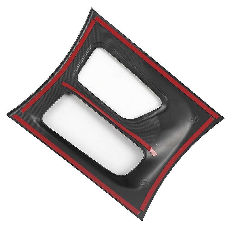 ABS Carbon Fiber Interior Gear Shift Panel Cover Trim for Charger 2015-2020 LHD