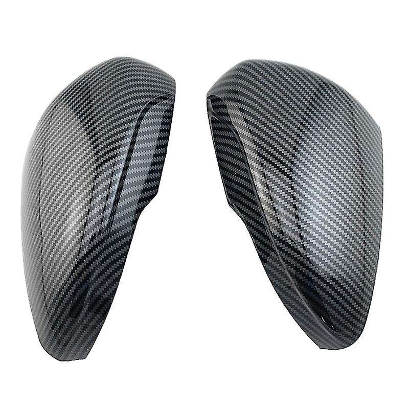 ABS Carbon Fiber Rear View Side Door Mirrors Cover Trim for Focus MK4 2019 2020 Sedan Hatchback