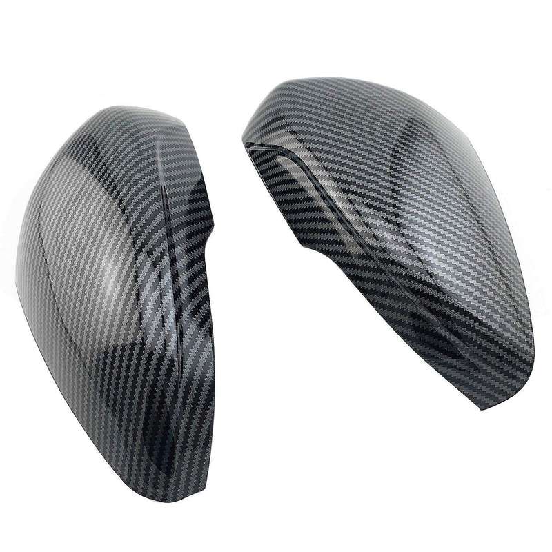 ABS Carbon Fiber Rear View Side Door Mirrors Cover Trim for Focus MK4 2019 2020 Sedan Hatchback