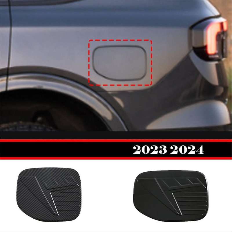 ABS Carbon Fiber Pattern Car Fuel Filler Tank Cover Oil Fuel Tank Cap Cover Decoration Stickers for
