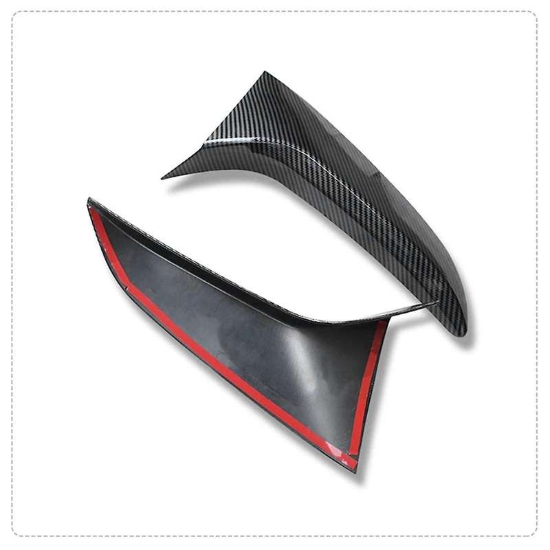 ABS Carbon Fiber Rear Window Rear Wing Triangular Decorative Strip Panel for Crosstrek 2024