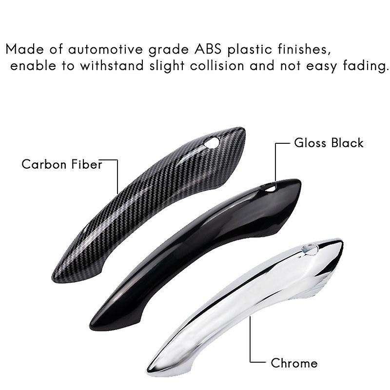 ABS Chrome Outside Exterior Door Handle Protector Cover Trim for 5 6 7 Series F07 F10 F11 F06 F12 F1