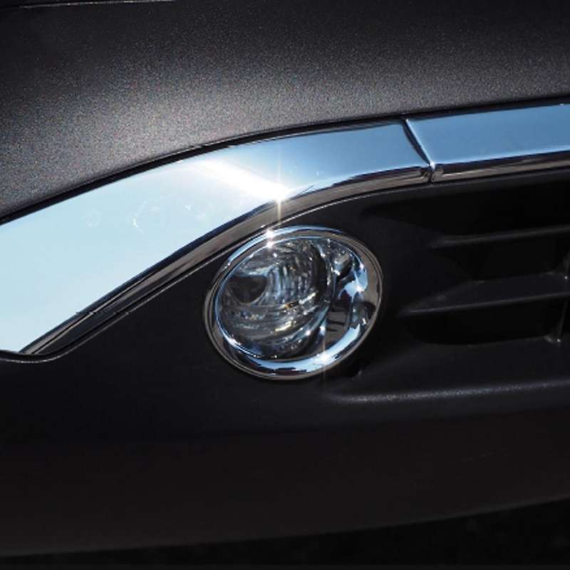 ABS Chrome Front Bumper Fog Light Lamp Frame Cover Trim for Venza 2020 Car Accessories Car Accessori