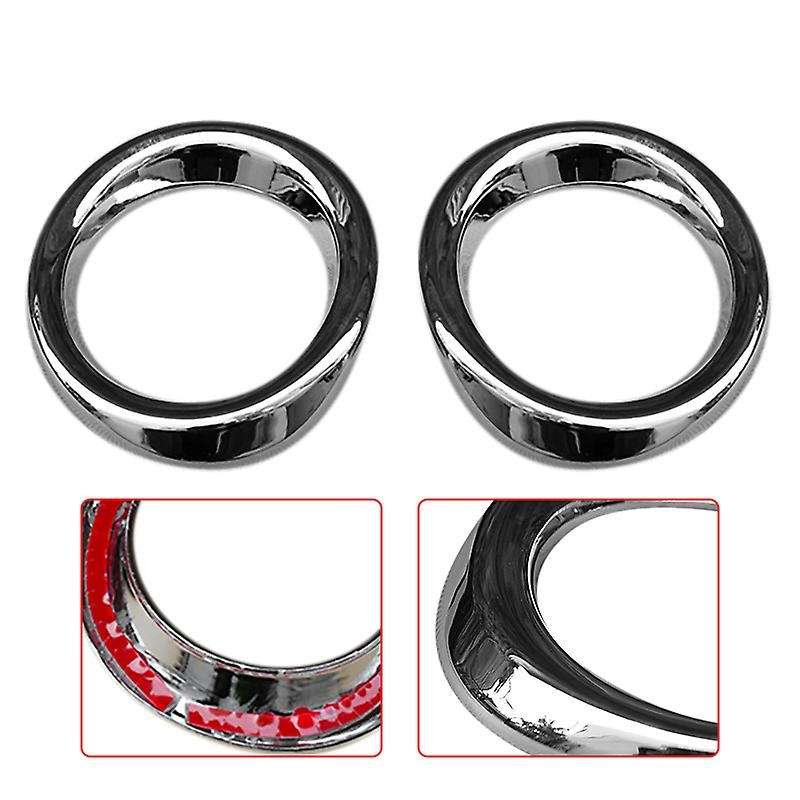ABS Chrome Front Bumper Fog Light Lamp Frame Cover Trim for 2 Demio DJ DL 2015 2016