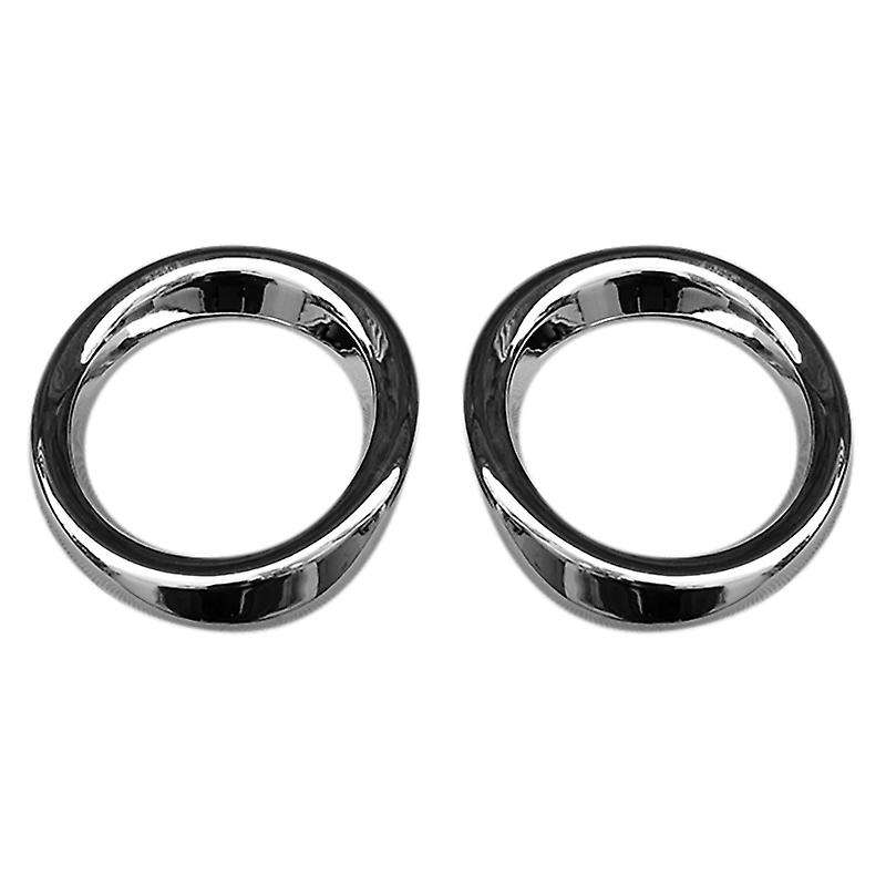 ABS Chrome Front Bumper Fog Light Lamp Frame Cover Trim for 2 Demio DJ DL 2015 2016