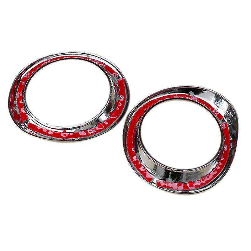 ABS Chrome Front Bumper Fog Light Lamp Frame Cover Trim for 2 Demio DJ DL 2015 2016