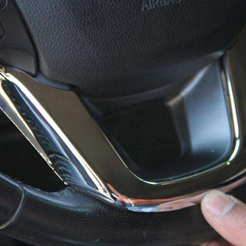 ABS Chrome Multi-Function Steering Wheel Sequins Cover Trim Sedan Hatchback for K2 2011-2014 Car Acc