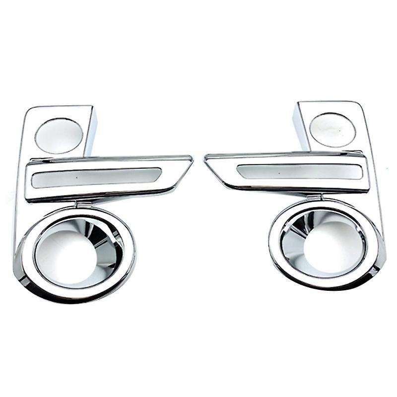 ABS Chrome Front Fog Light Lamp Foglight Decor Cover Trim Molding for Raize 2020
