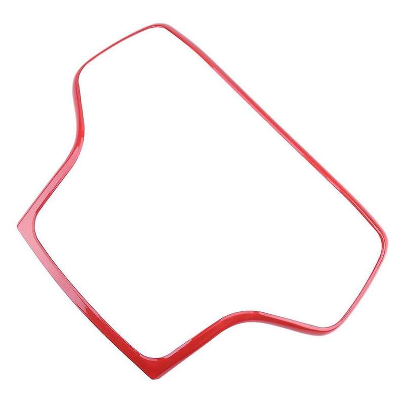 ABS Console GPS Navigation Dashboard AC Panel Cover Trim Fit for Grand 2014-2020 Red