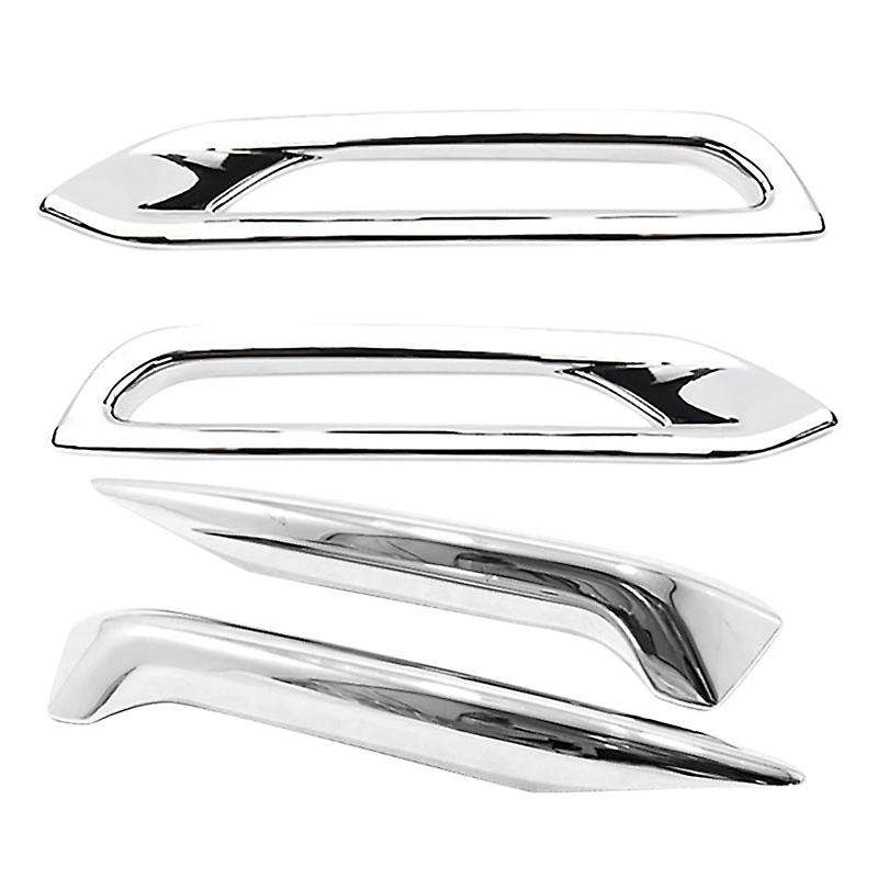 ABS Front & Rear Fog Light Lamp Cover Trim Fog Light Molding Garnish Bezel Protector for J11 2019 20