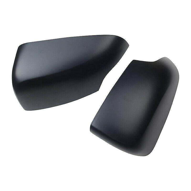 ABS Exterior Rear View Mirror Cover Trim Matte Black for 2012-2020