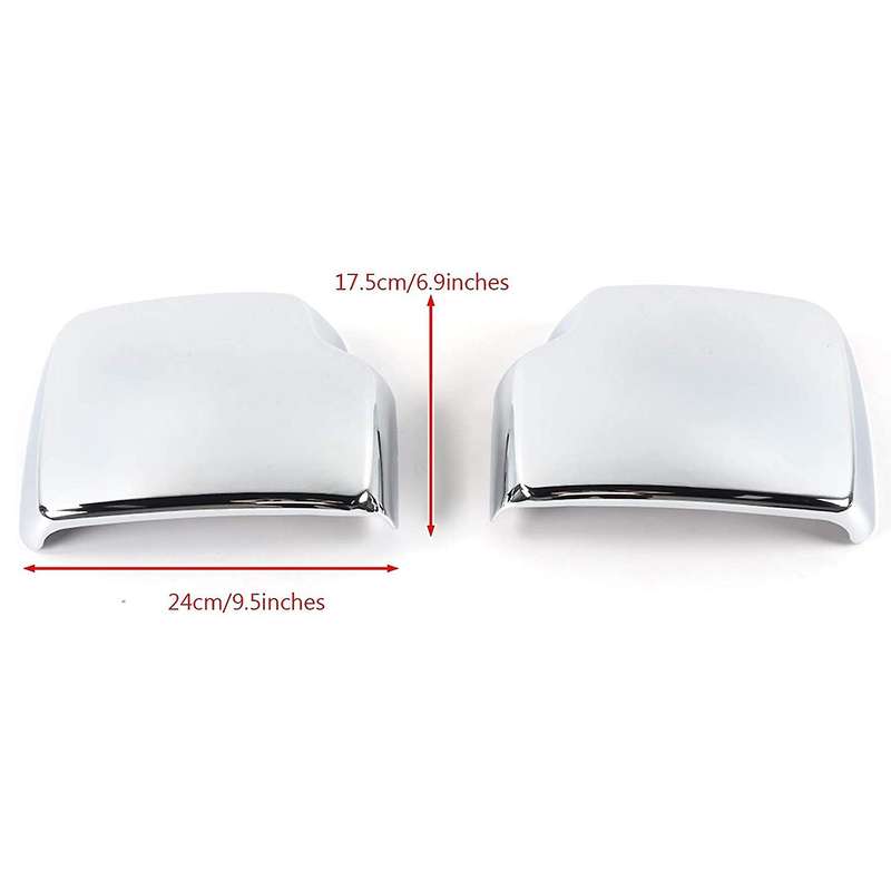 ABS Exterior Rearview Mirror Cover Fit for Su-Zu- Jimny 2019-2020,Silver