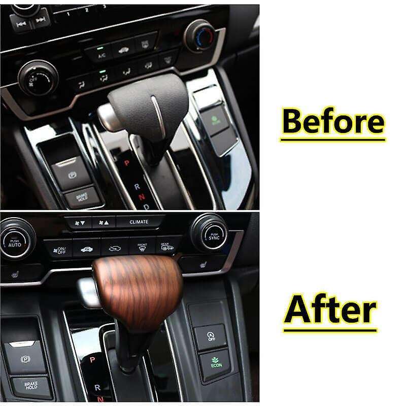 ABS Gear Lever Shift Knob Cover Trim Compatible Honda CR-V CRV 2017-2020