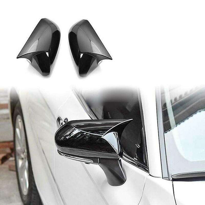 ABS Ox Horn Rear View Mirror Cover Stickers Trim for 2018-2020