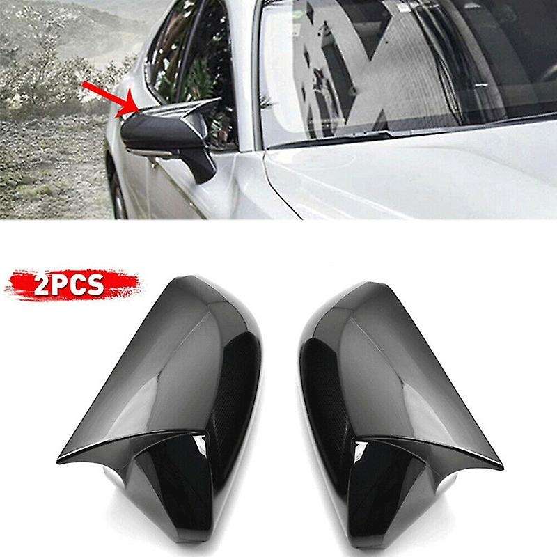 ABS Ox Horn Rear View Mirror Cover Stickers Trim for 2018-2020