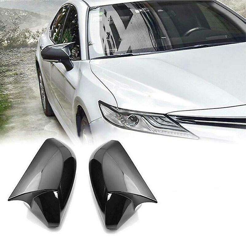 ABS Ox Horn Rear View Mirror Cover Stickers Trim for 2018-2020