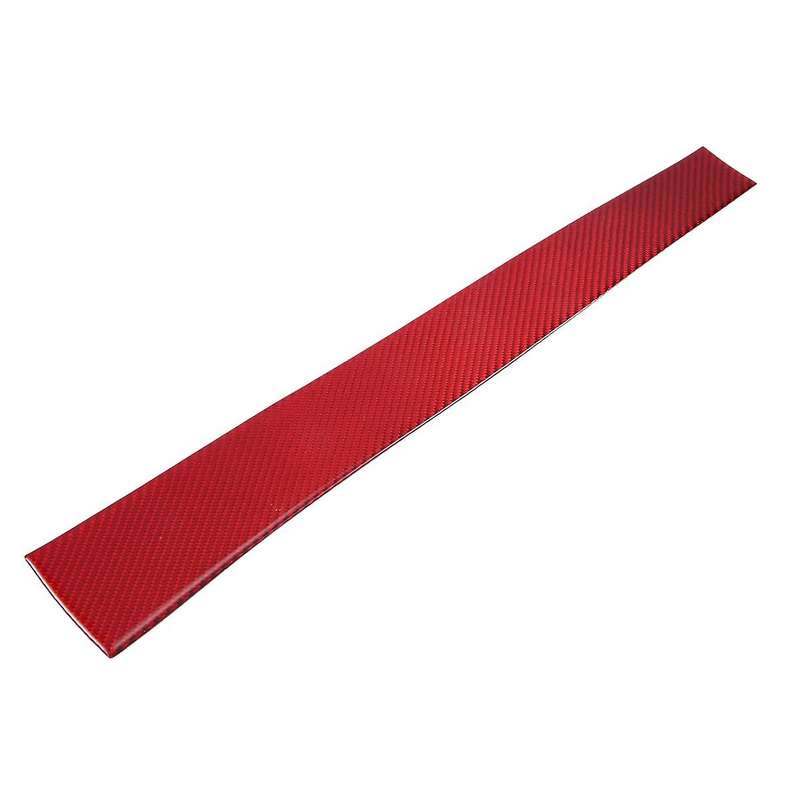 ABS Red Carbon Fiber Dashboard Panel Cover Trim Decor Sticker for 10Th Gen 2016 2017 2018 2019(RHD)