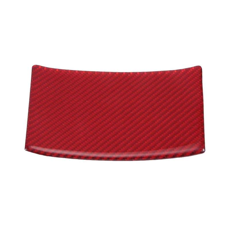 ABS Red Carbon Fiber Armrest Box Cover Trim Decor Sticker for 10Th Gen 2016 2017 2018 2019