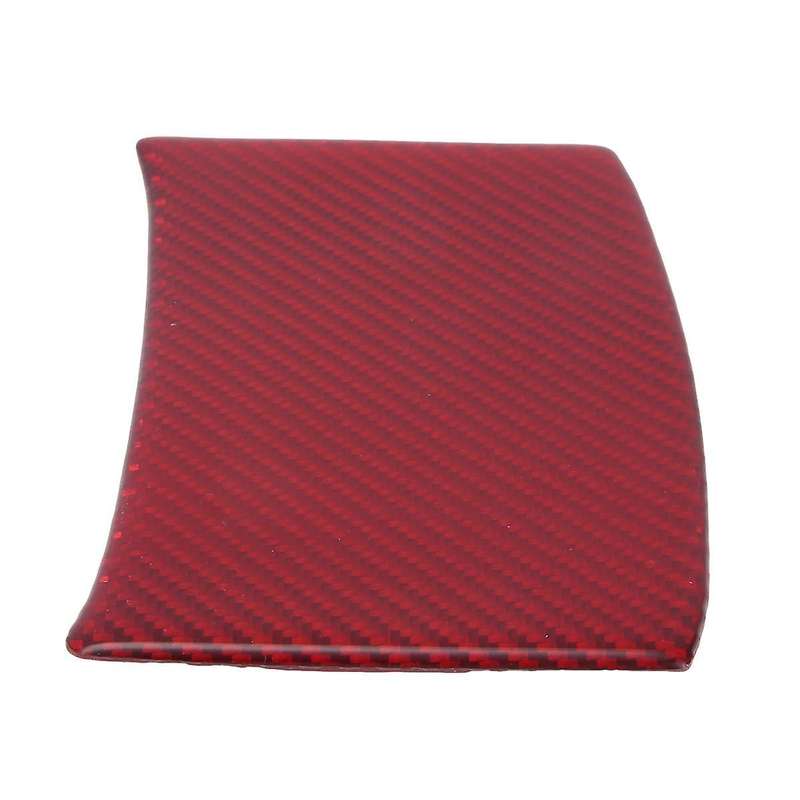 ABS Red Carbon Fiber Armrest Box Cover Trim Decor Sticker for 10Th Gen 2016 2017 2018 2019