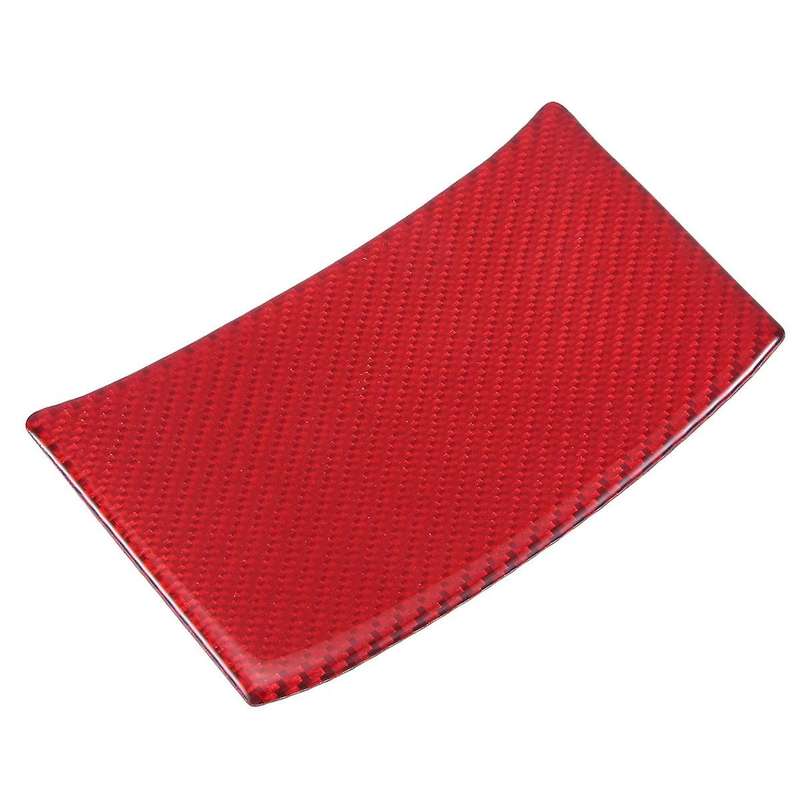 ABS Red Carbon Fiber Armrest Box Cover Trim Decor Sticker for 10Th Gen 2016 2017 2018 2019