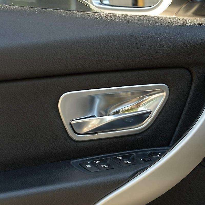 ABS Plastic Interior Door Handle Bowl Cover Trim for 3 4 Series F30 F32 F35 316I 318I 320Li 2013-201