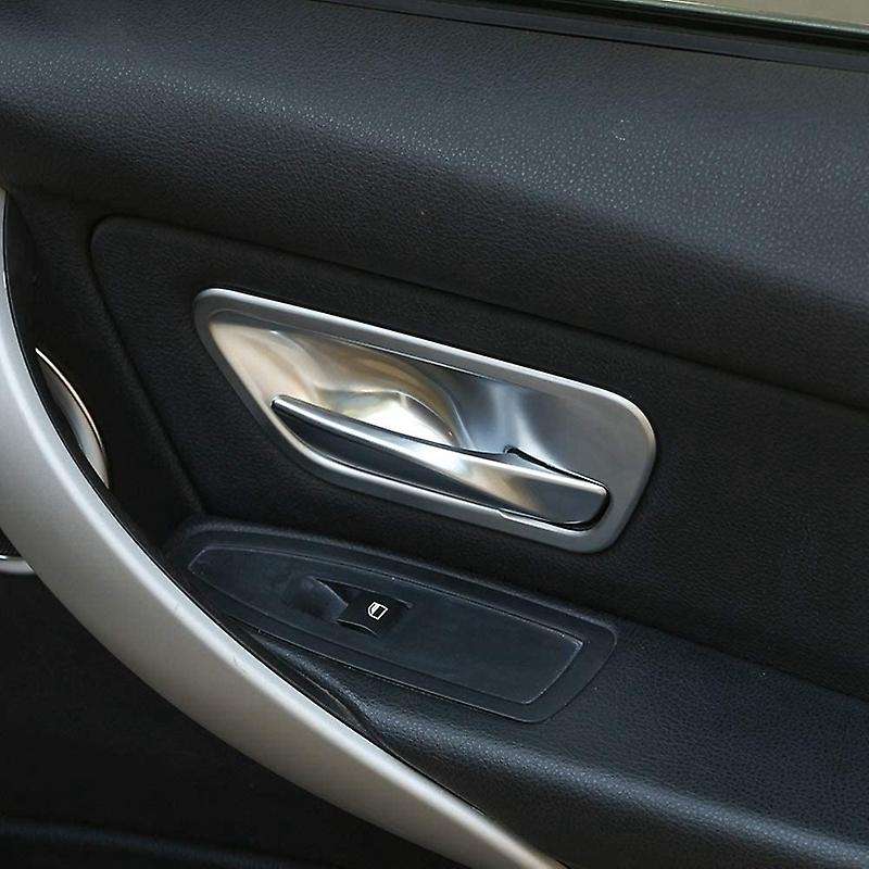 ABS Plastic Interior Door Handle Bowl Cover Trim for 3 4 Series F30 F32 F35 316I 318I 320Li 2013-201