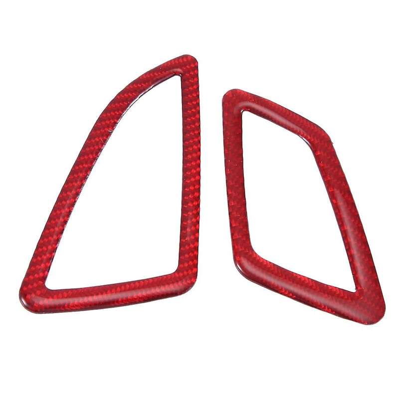 ABS Red Carbon Fiber Side Dashboard Cover Trim Decor Sticker for 10Th Gen 2016 2017 2018 2019(RHD)