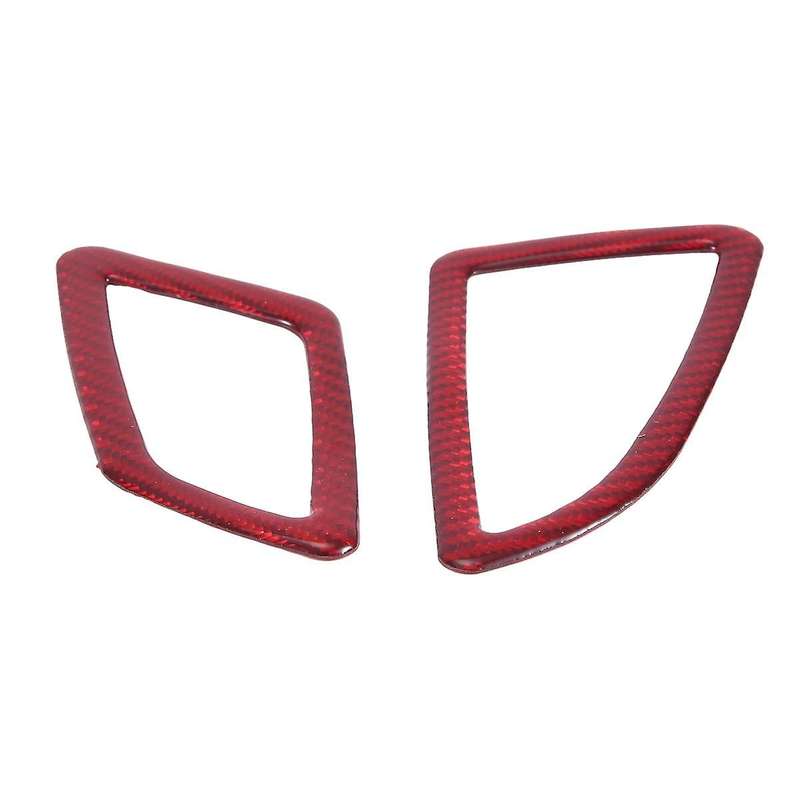 ABS Red Carbon Fiber Side Dashboard Cover Trim Decor Sticker for 10Th Gen 2016 2017 2018 2019(RHD)