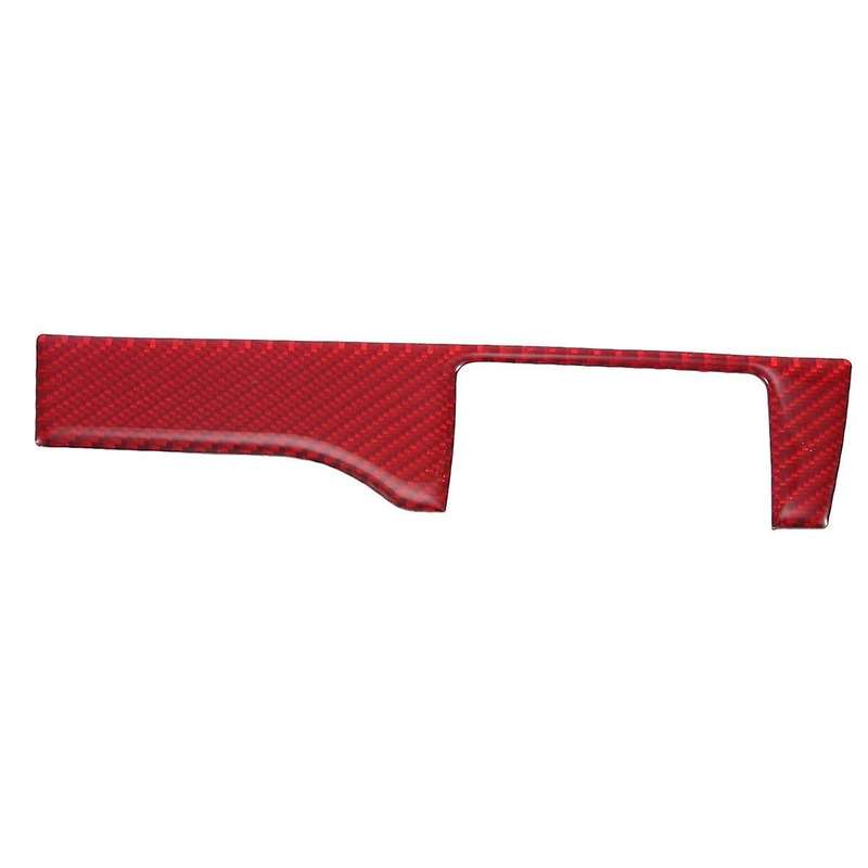ABS Red Carbon Fiber Headlight Switch Cover Trim Decor Sticker for 10Th Gen 2016 2017 2018 2019(RHD)