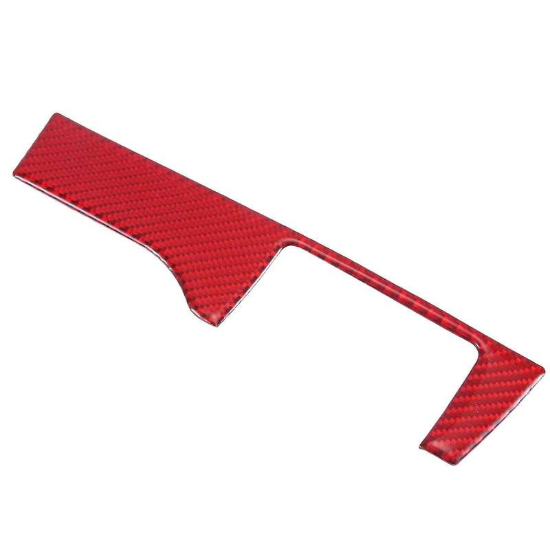 ABS Red Carbon Fiber Headlight Switch Cover Trim Decor Sticker for 10Th Gen 2016 2017 2018 2019(RHD)