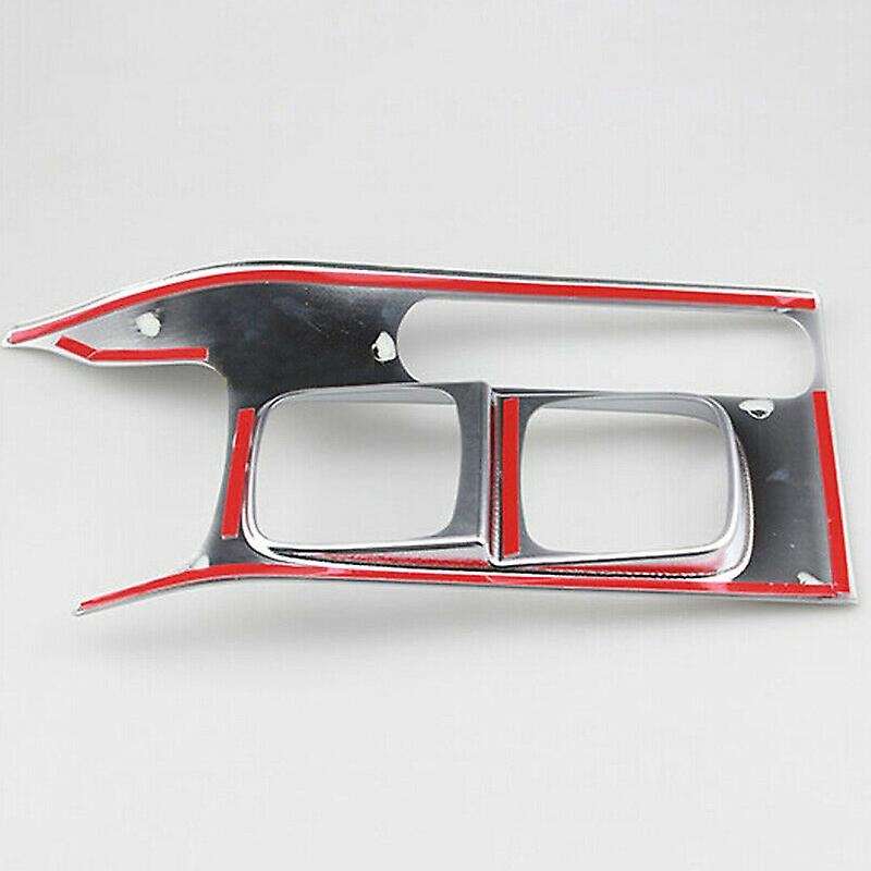ABS Silver Car Water Cup Holder Cover Trim Central Control Cup Holder Cover for Vitara Escudo 2015-2