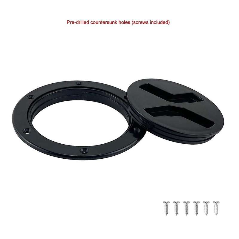 Abs Round Deck Inspection Hatch Cover Plastic Boat Twist Screw Out Deck Inspection Plate Marine Yac