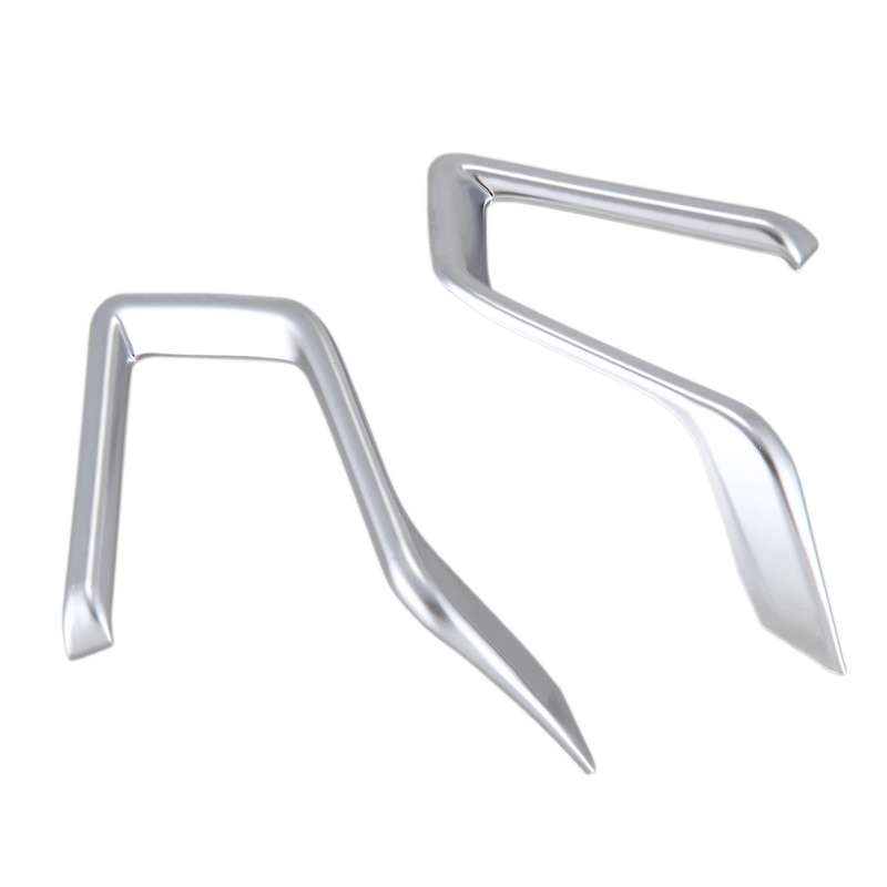 ABS Silver Steering Wheel Switch Trims Cover for Crosstrek XV 2018-2020