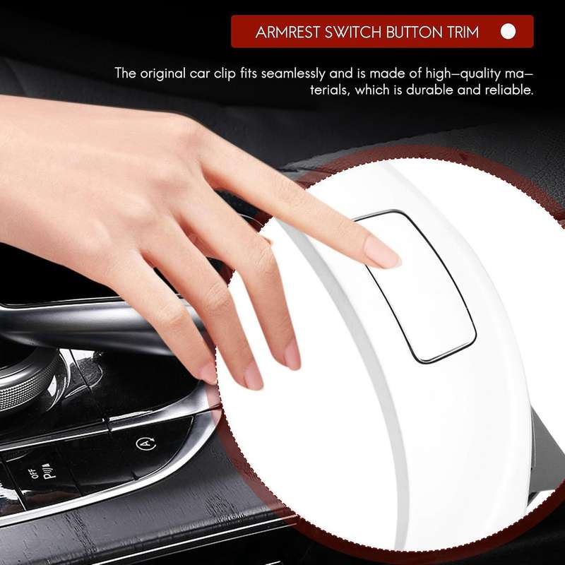 ABS+PC Center Console Armrest Switch Button Trim Cover for C GLC Class W205 W253 2015-2020