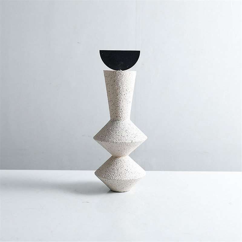 Abstract Geometric Sandstone Statue Art Ornaments Entrance Living Room TV Cabinet Desktop Home Deco