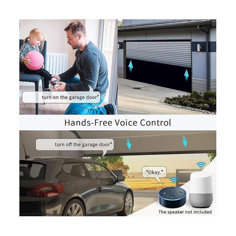 AC 85-250V Smart WiFi Motor Switch Module WiFi+BT 1CH Remote Relay for Alexa Google Home with 2.4G R