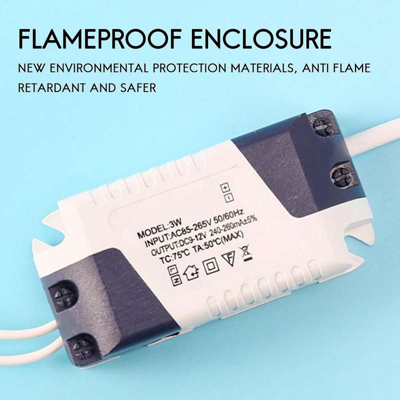 Ac 90-240v to Dc 9-12v 3w Constant Current Led Strip Driver Transformer