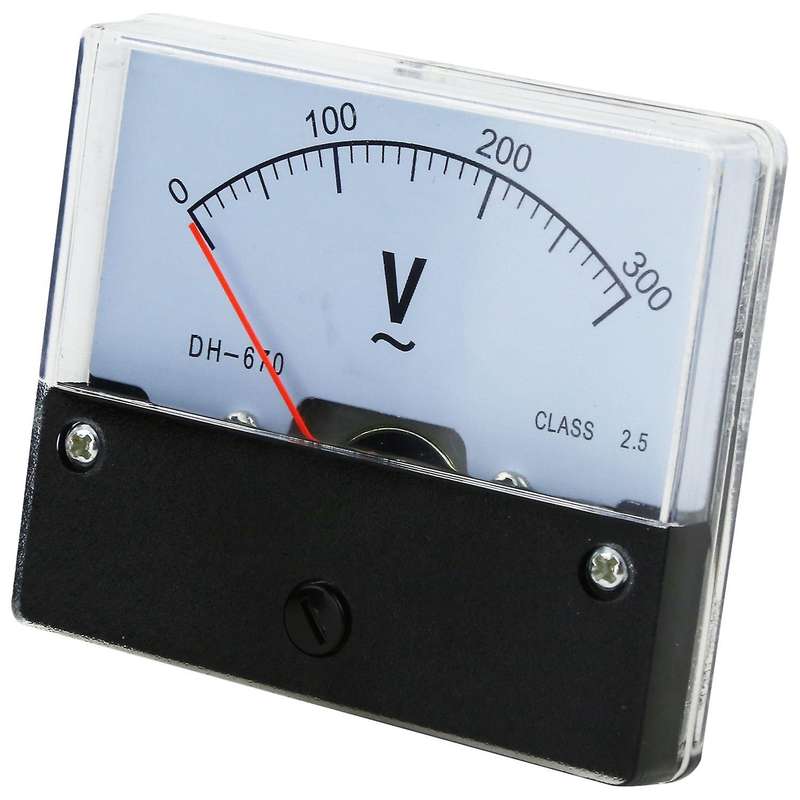 AC 0-300V Gauge Analog Voltage Panel Meter Voltmeter DH670