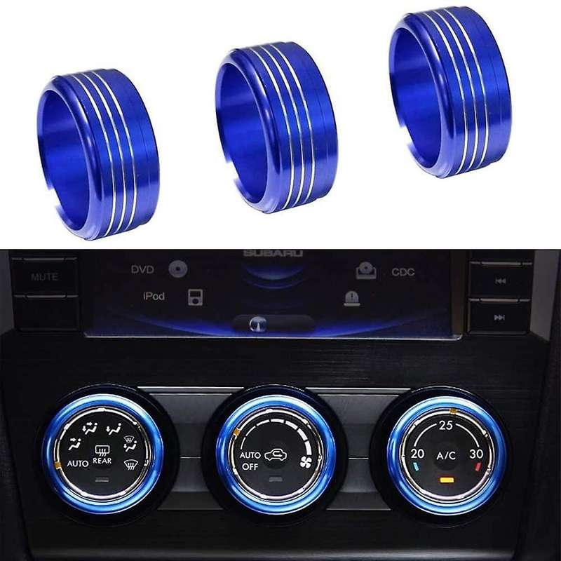 AC Control Knob Cover for Forester 2014-2018,Air Condition Switch Volume Ring Trim for Crosstrek XV