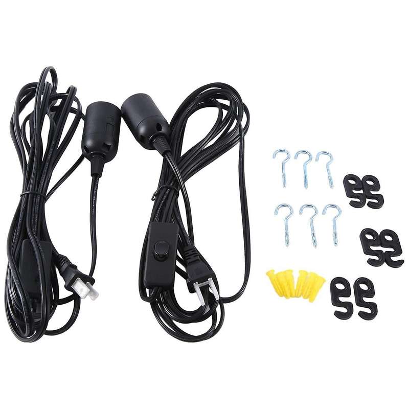 Ac110v Pendant Light Cord Kit E26 Lamp Kit Vintage Hanging Pendant Light Cord Kit with On/off Switch