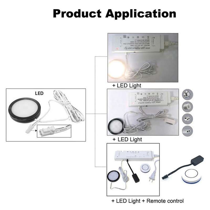 Ac220v to Dc 12v Lighting Transformer Led Cabinet Light Strip Light Power Supply Port Driver 100w Eu