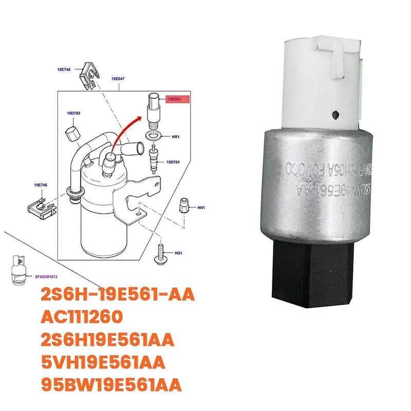 AC111260 2S6H-19E561-AA Car Air Conditioning Pressure Switch for Focus C-Max Mondeo Fiesta Transit 5